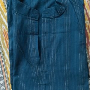 Navy Blue Kurta