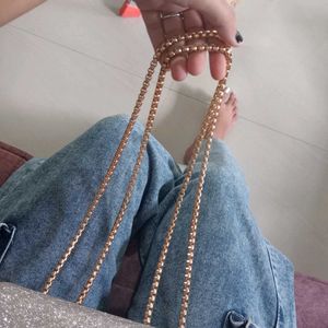 30rs Delivery Discount 🎉Golden Glitter  Purse