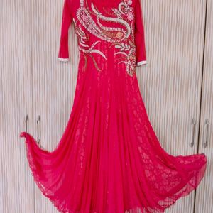 Magenta Engagement Gown Like NEW