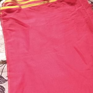 Combo Of New Saree With Unstitched And Stitched