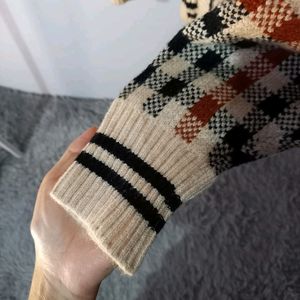 Korean Checkered Cardigan