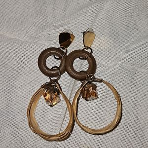 Vintage Retro Fashion Long Hoop Earrings