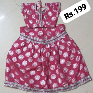 Kids Lehenga Choli With Dupatta