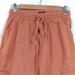 Orange Casual Joggers (Women's)