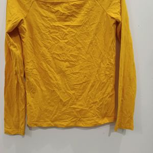 Mustard Colour T Shirt For Women's Wear