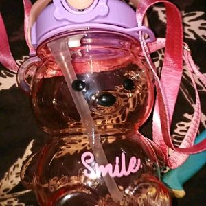 Kawaii Teddy Water Bottle