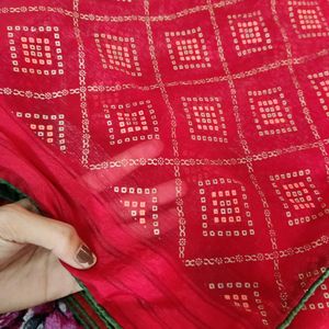 Chunri Work Saree