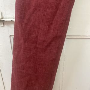 Maroon Formal High Waist Pants