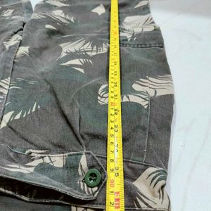 Military Print Cargo Pants