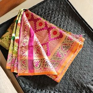 Silk & Zari Saree Rich Pallu New Not Used