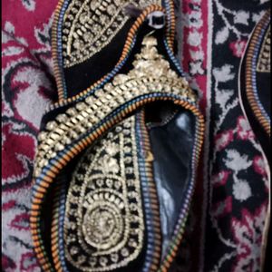 Ethnic Black slipper Jodhpuri