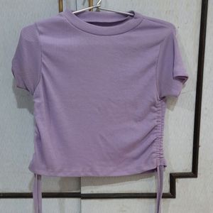 Lilac Knitted Top