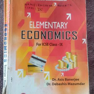 Icse Class 9 Elementary Economics Book.