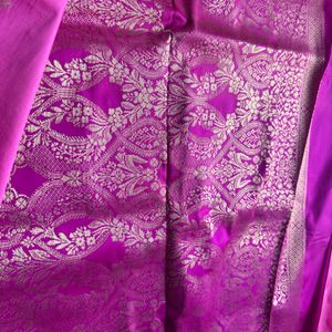 Pink Light Weight Silk Saree