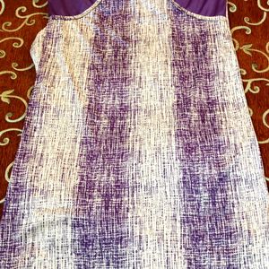 Purple Design Nighty With Pocket