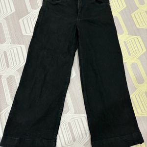 High Rise Black Flared Jeans