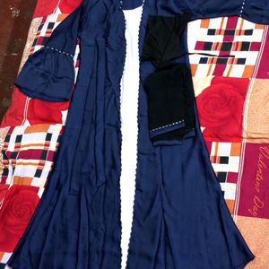 550 Fixed Price Dubai Style Abaya With Dupatta