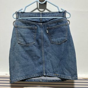 Mini Denim Blue Skirt