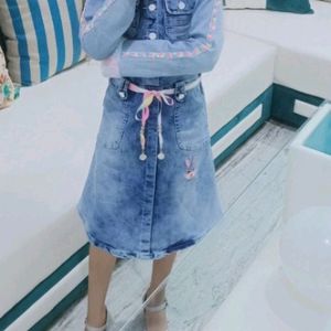 Unicorn Denim Dress