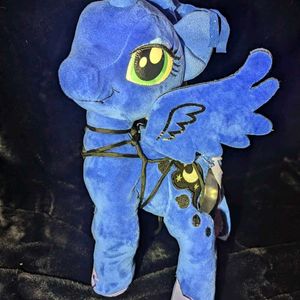 Dark Blue Pony Plushie