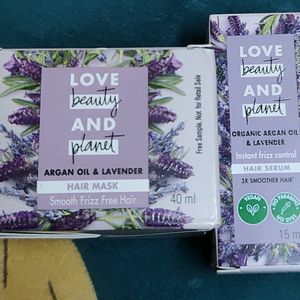 Combo Of Love Beauty And Planet Hair Serum & Mask