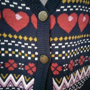 Half Vest Knitted Sweater