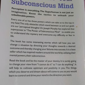 The Power Of Your Subconscious Mind