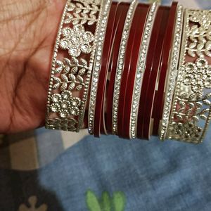 Maroon Colour Bridal Chuda