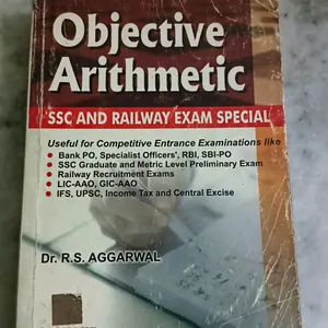 Objective arithmetic Book For Ssc And Railway Exam