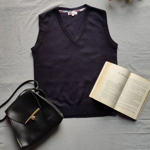 V-neck sweater vest