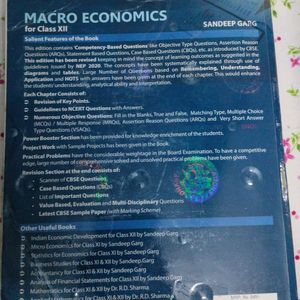 Macroeconomics By Sandeep Garg For Class 12th