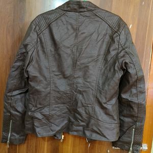 Heavy Leather Jacket with inner fur lining