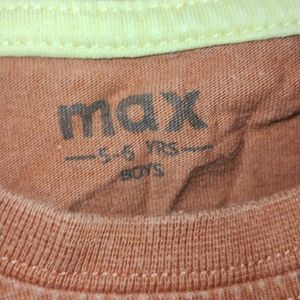 Max Shirt For Boys 4 To 6 years