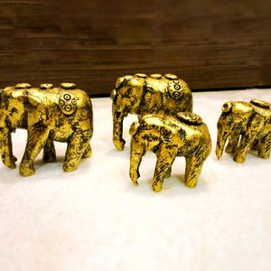 Combo Elephants Family 4 Showpieces