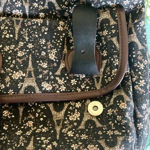 Printed casual backpack