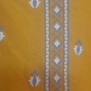 W Mustard Kurta Palazzo Set