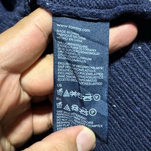 Tommy Hilfiger Blue Lambswool sweater