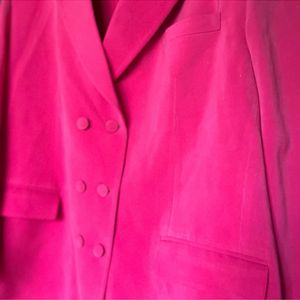 Custom Hot Pink Blazer By Ankita Bajaj Label