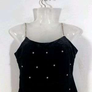 Rhinestone Short Dress