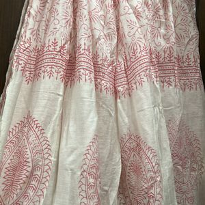 Pink Cotton Dupatta