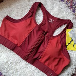 Maroon Clovia Active Bra