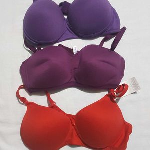 Brand New Padded Bras (Set Of 3)