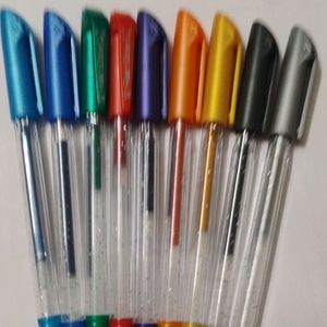 12 SHADES OF COLOURS SPARKLE PENS