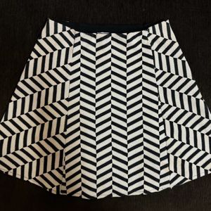 Criss Cross Patterned Zara Skirt