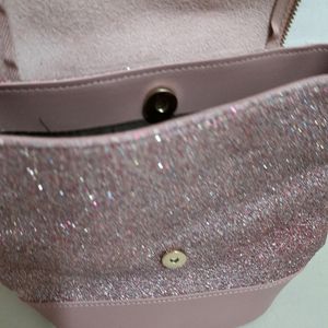 Sling Back Bag People Pink Shimmery