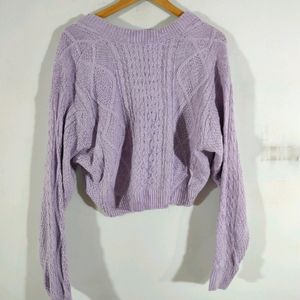 Korean Lavender Pullover ,