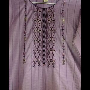 Beautiful Lavender 🪻 Colour Kurti