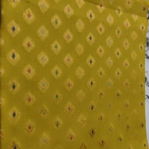 Banaras Cotton Designer Blouse Piece -1 Meter