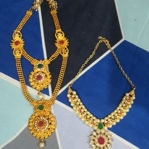 Combo Of Small  & Attached Necklaces