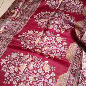 Maroon Color Mysore Silk Saree